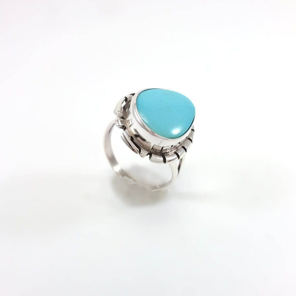 Turquoise Ring by Peggy Skeets
