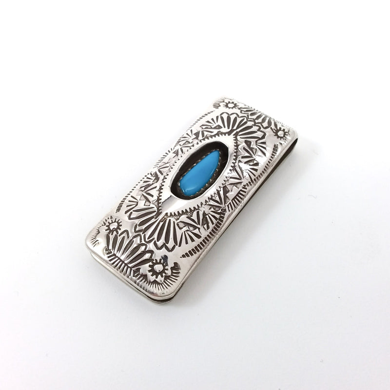 Shirley Skeets Turquoise Money Clip