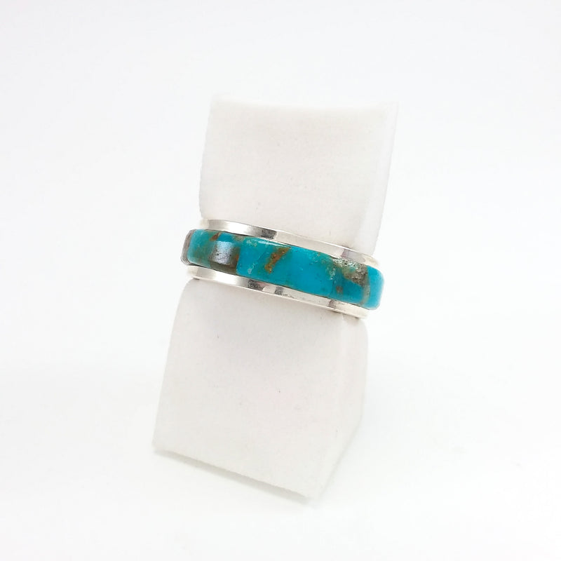 Turqouise Band Ring by Melvin Francis