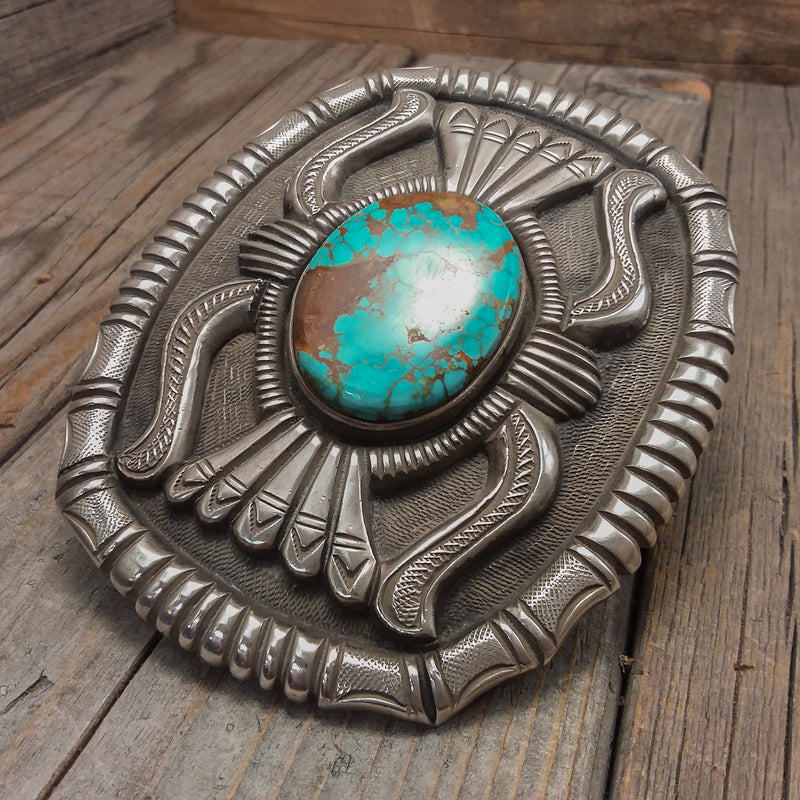 Turquoise Buckle By Calvin Martinez