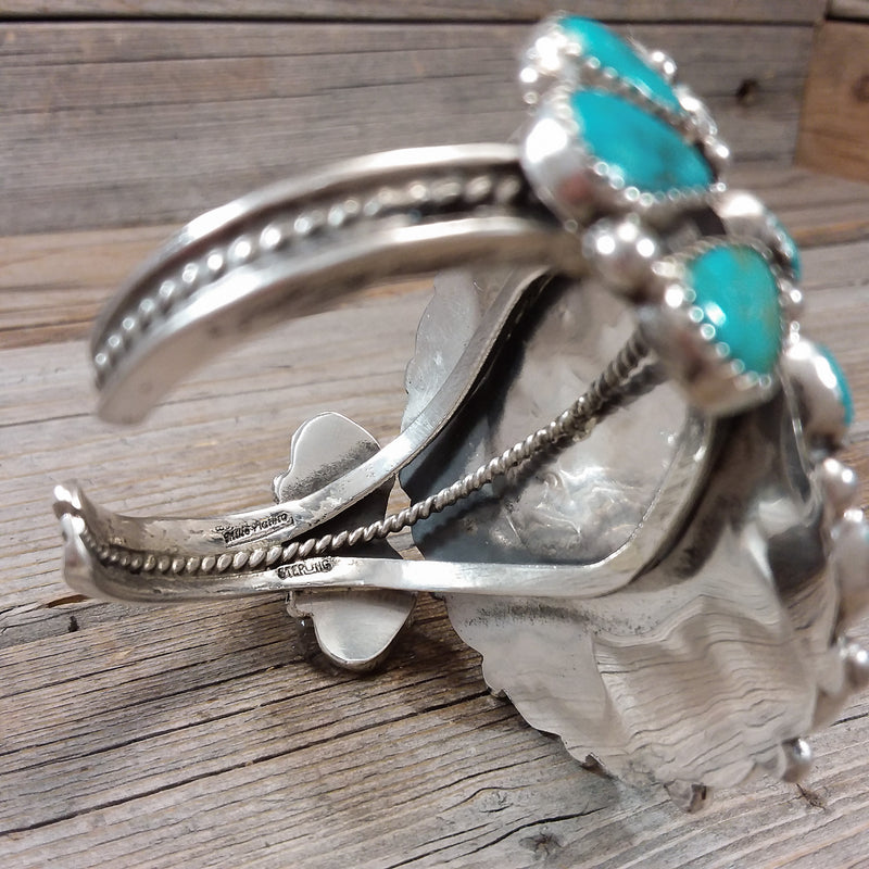 Evelyn Platero Turquoise Cuff
