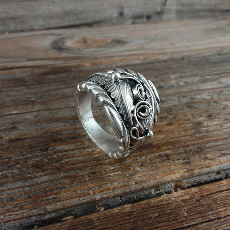 D.M. Navajo Silver Ring