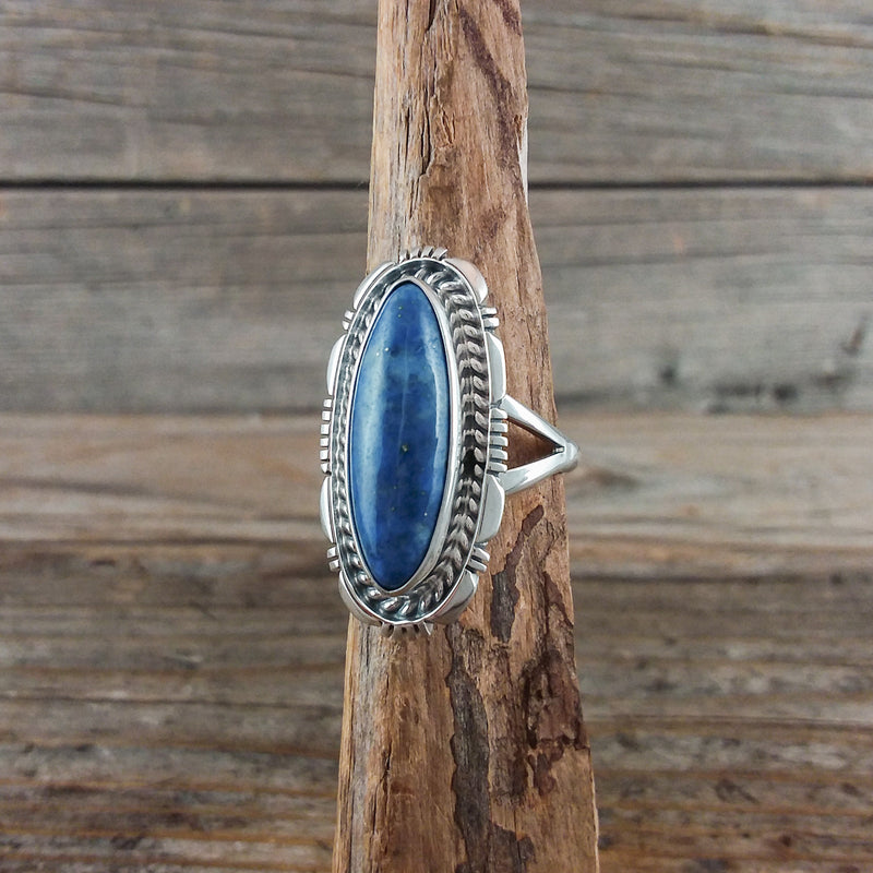 Larry Moses Yazzie Lapis Ring