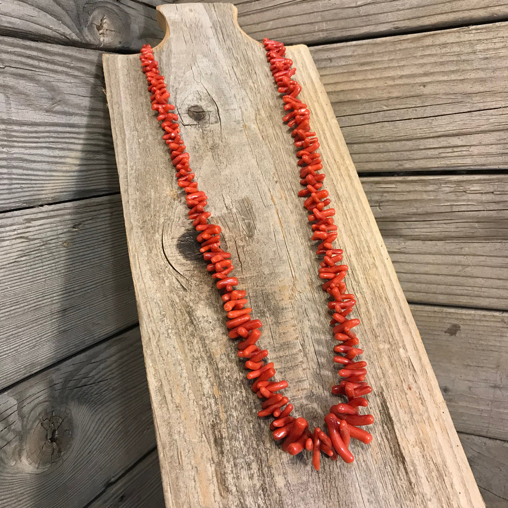 Fred Archuleta Branch Coral Necklace