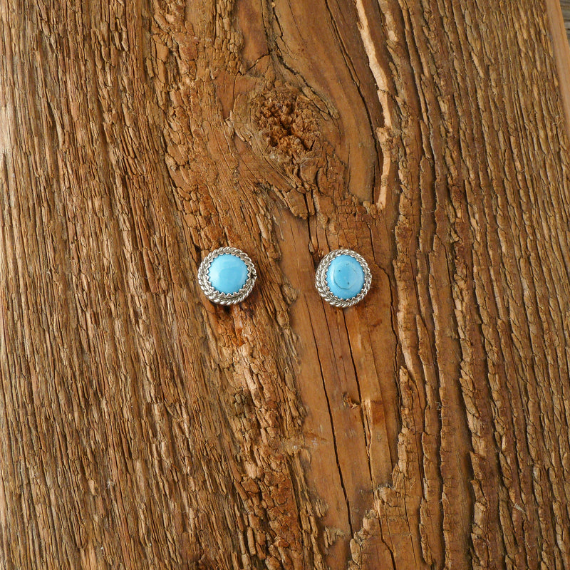 Herbert Spencer Turquoise Stud Earrings