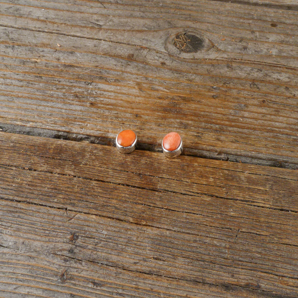 Spiny Oyster Shell Stud Earrings
